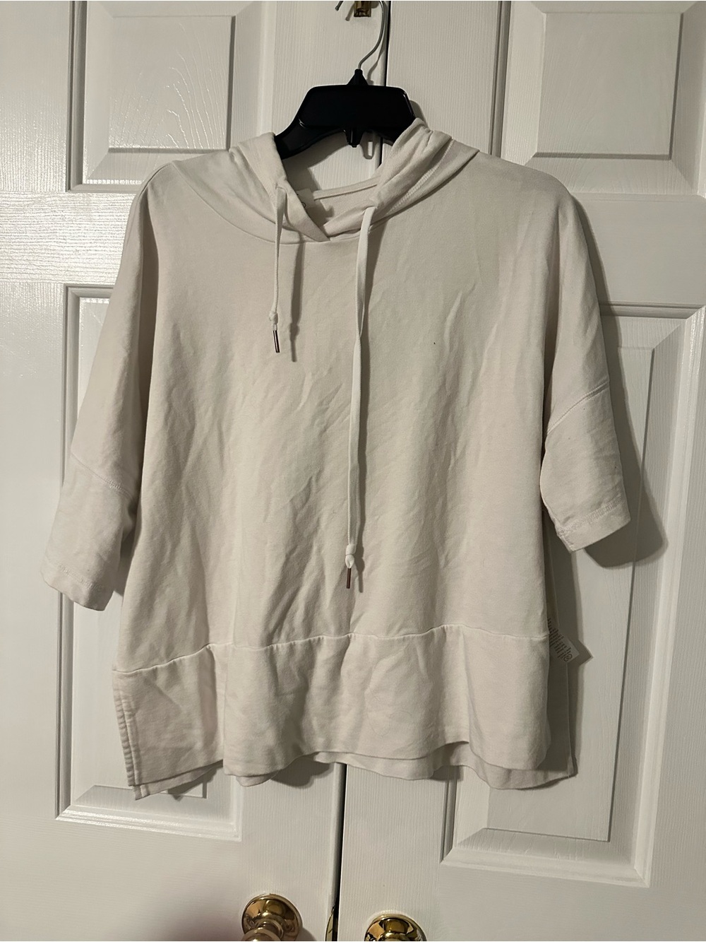 Calia Women's white Short-Sleeve Hoodie